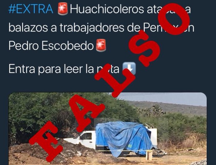  Desmienten autoridades supuesto ataque a balazos contra personal de Pemex en Pedro Escobedo