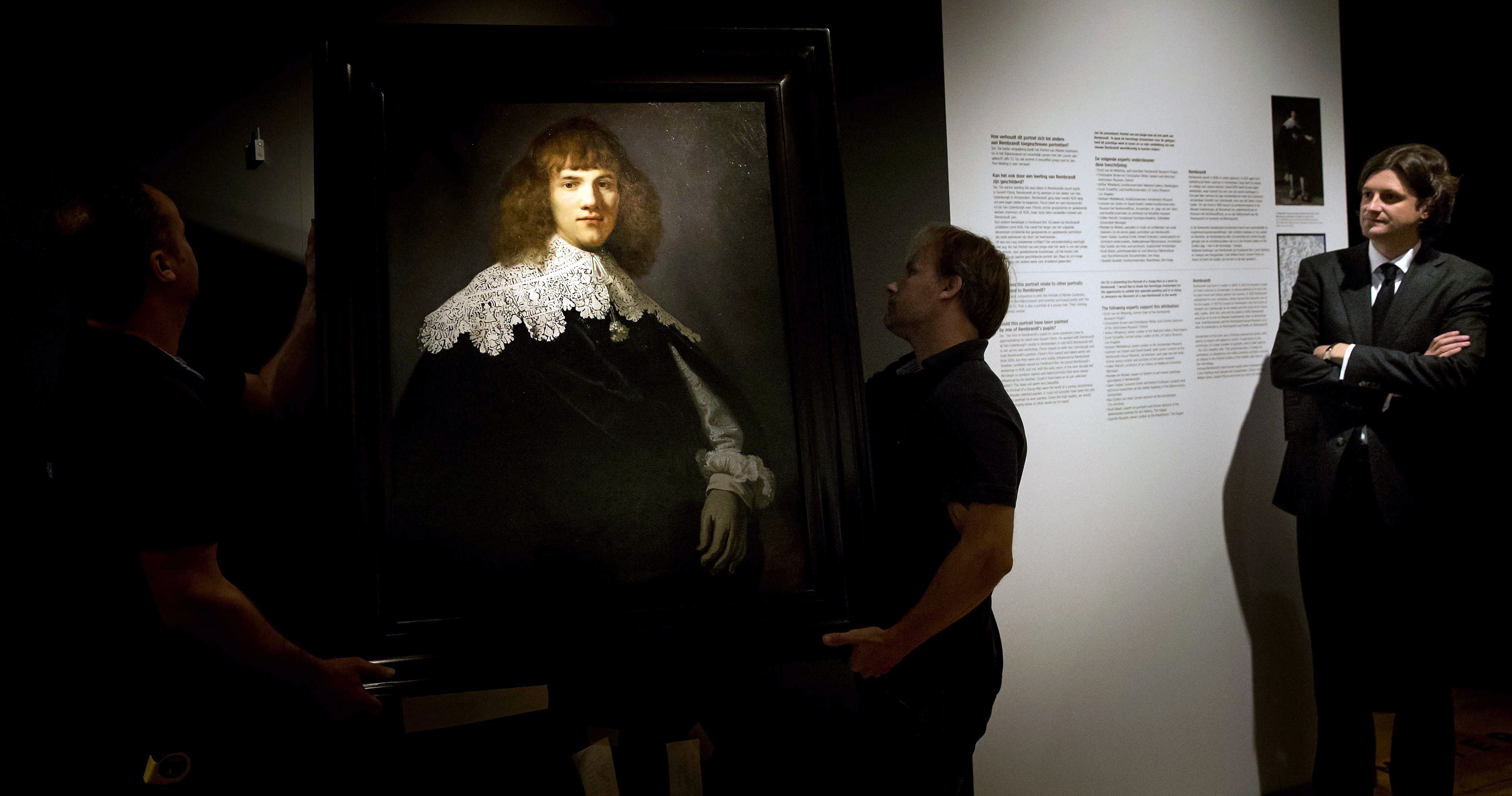  Descubren un nuevo retrato original de Rembrandt