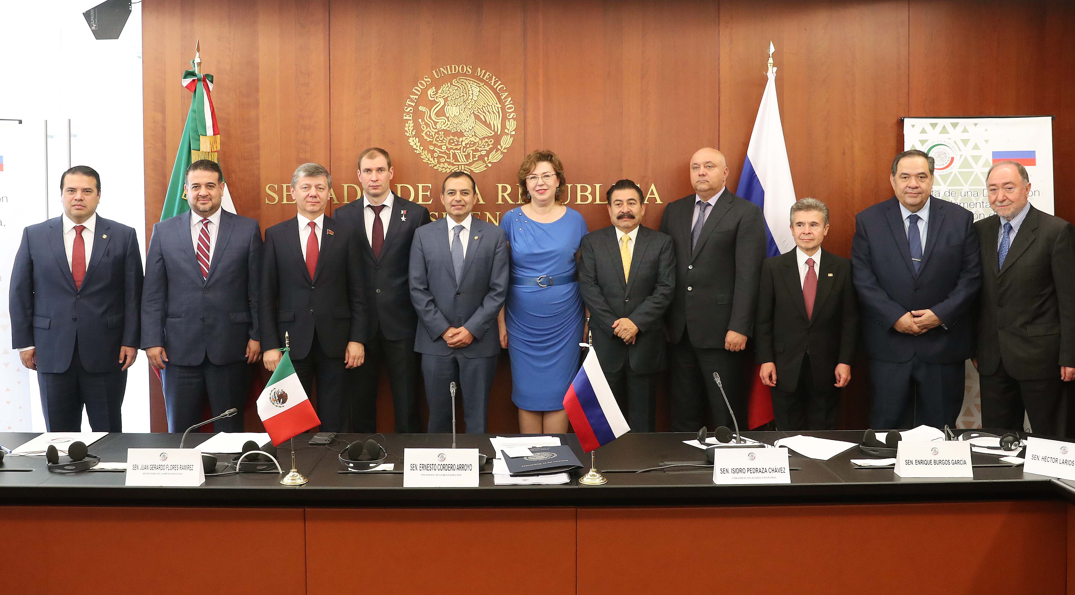  México y Rusia comparten anhelo de un mundo en paz y ordenado: Senado