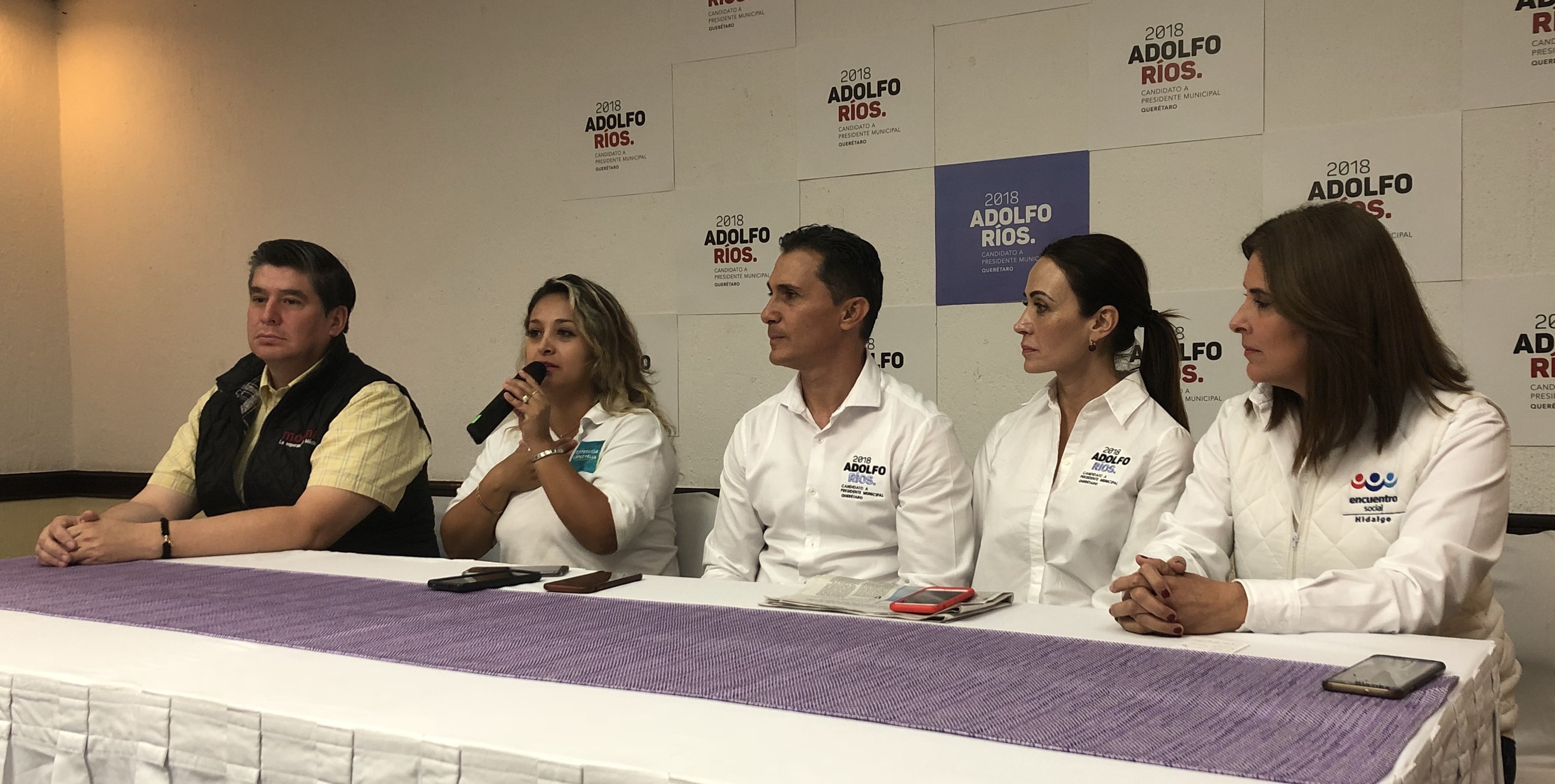  Se suma a la campaña de Adolfo Ríos candidata independiente al V distrito local
