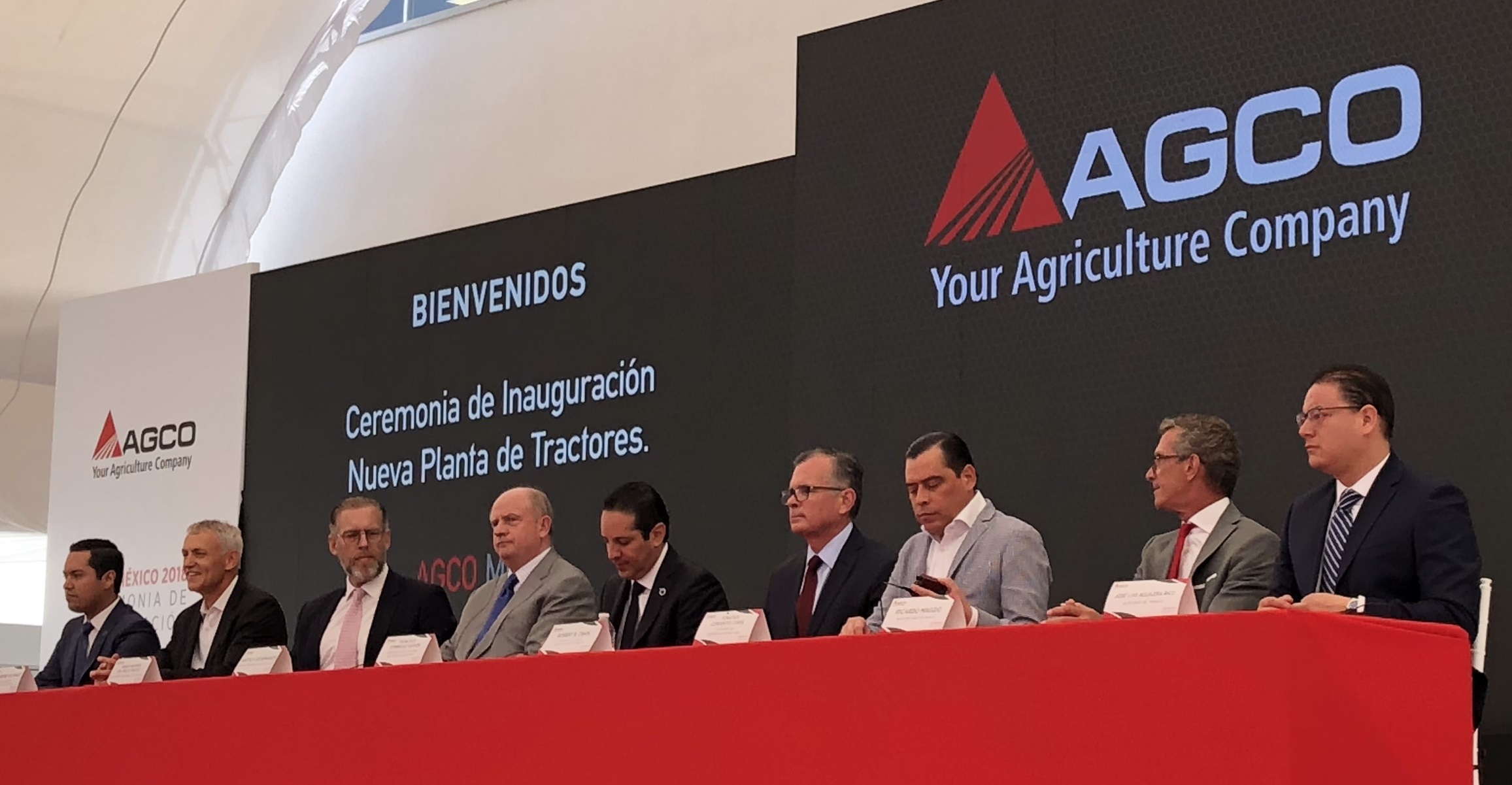  Con inversión superior a los 10 mdd, inauguran nueva planta de AGCO en Querétaro