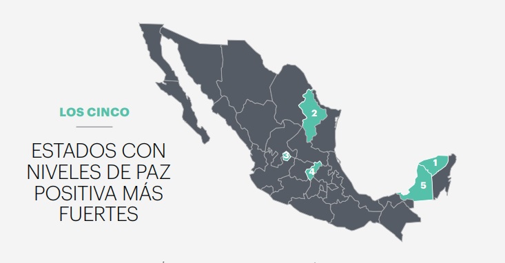  Querétaro, cuarto lugar a nivel nacional en Índice de Paz Positiva