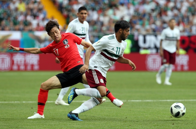  México vence 2-1 a Corea en Rusia 2018