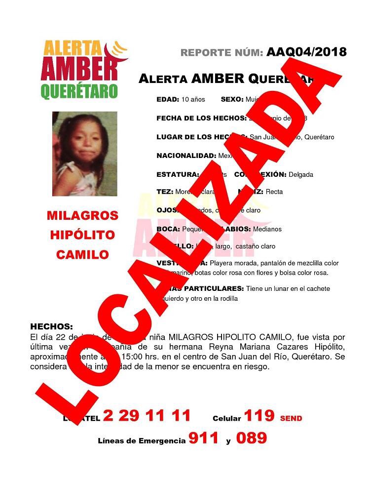  Fiscalía desactiva alertas AMBER