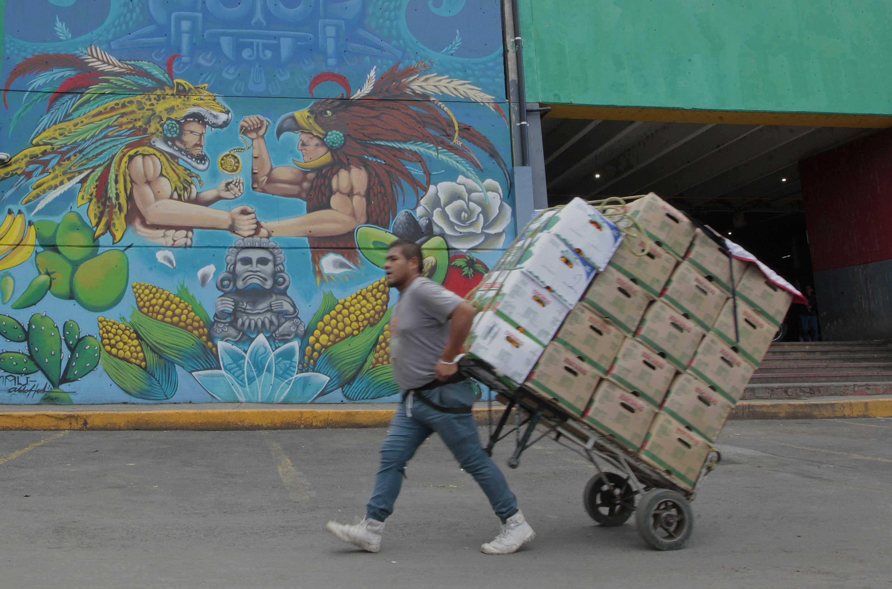  La Central de Abasto de México se viste con murales por la sostenibilidad