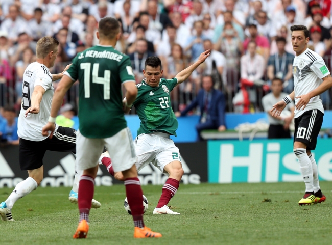  México vence a Alemania 1-0 en el Mundial de Futbol Rusia 2018