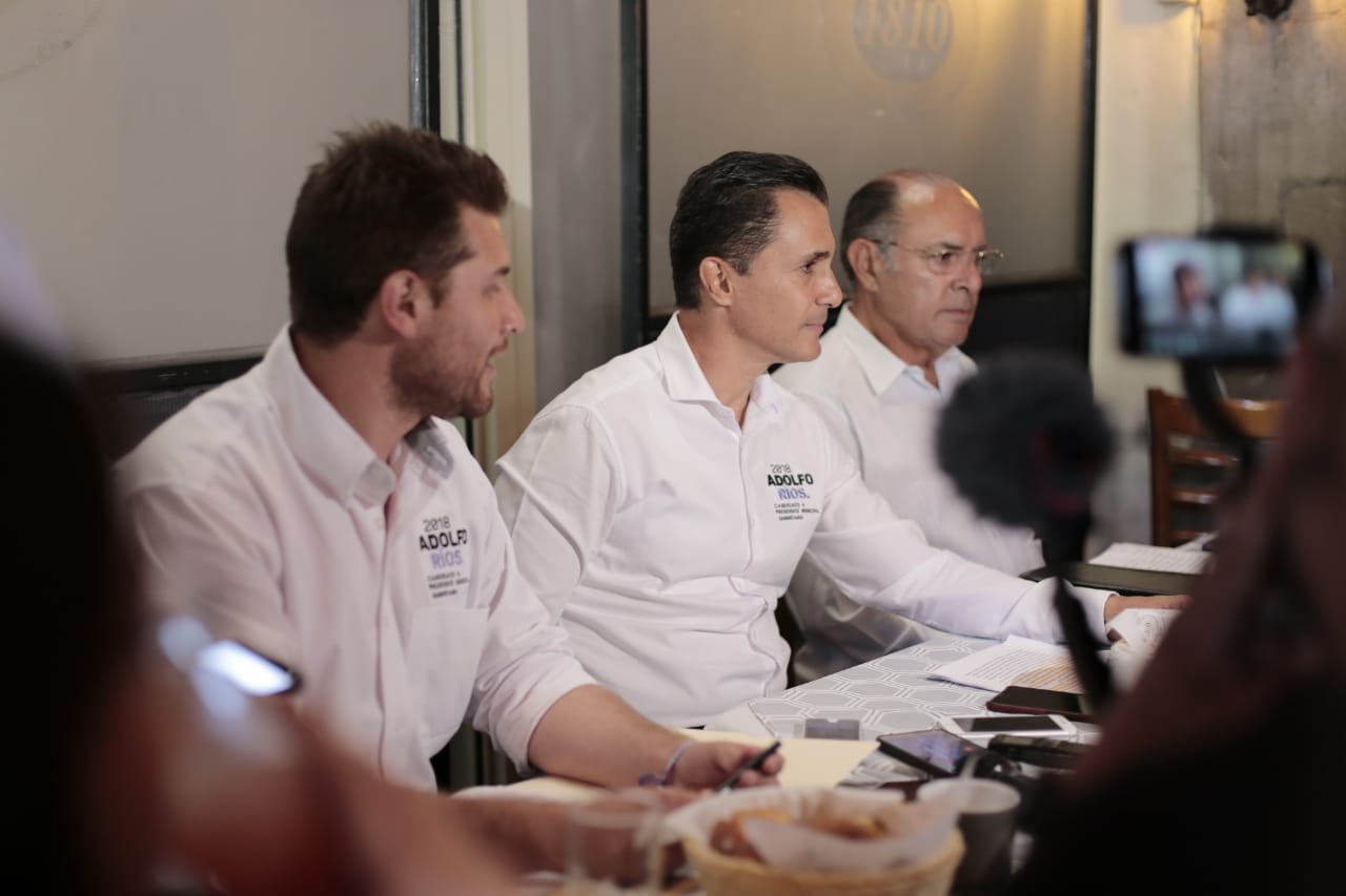  Adolfo Ríos presenta cinco ejes para recuperar la seguridad en Querétaro