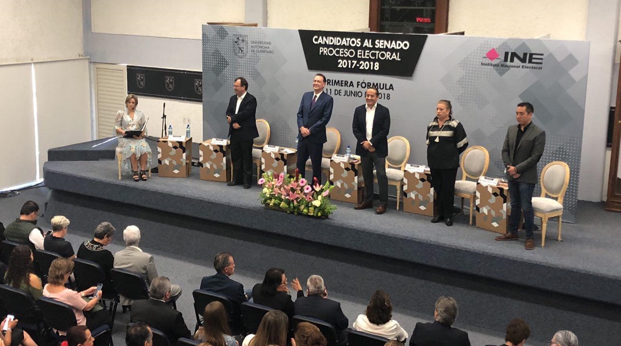  ¡Sigue aquí en vivo el debate de los candidatos al Senado por Querétaro!