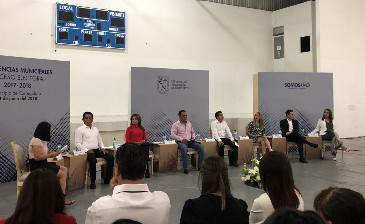  En vivo: Arranca debate entre candidatos a la presidencia municipal de Corregidora