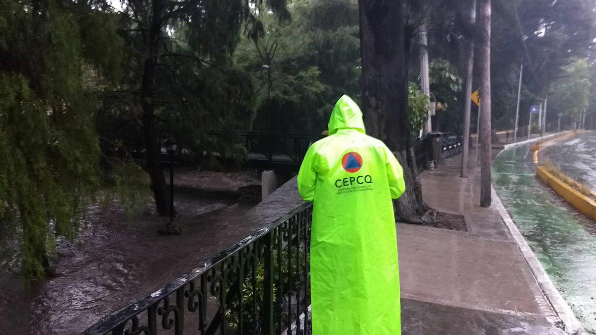  Lluvia de hoy cayó sobre siete municipios del estado de Querétaro