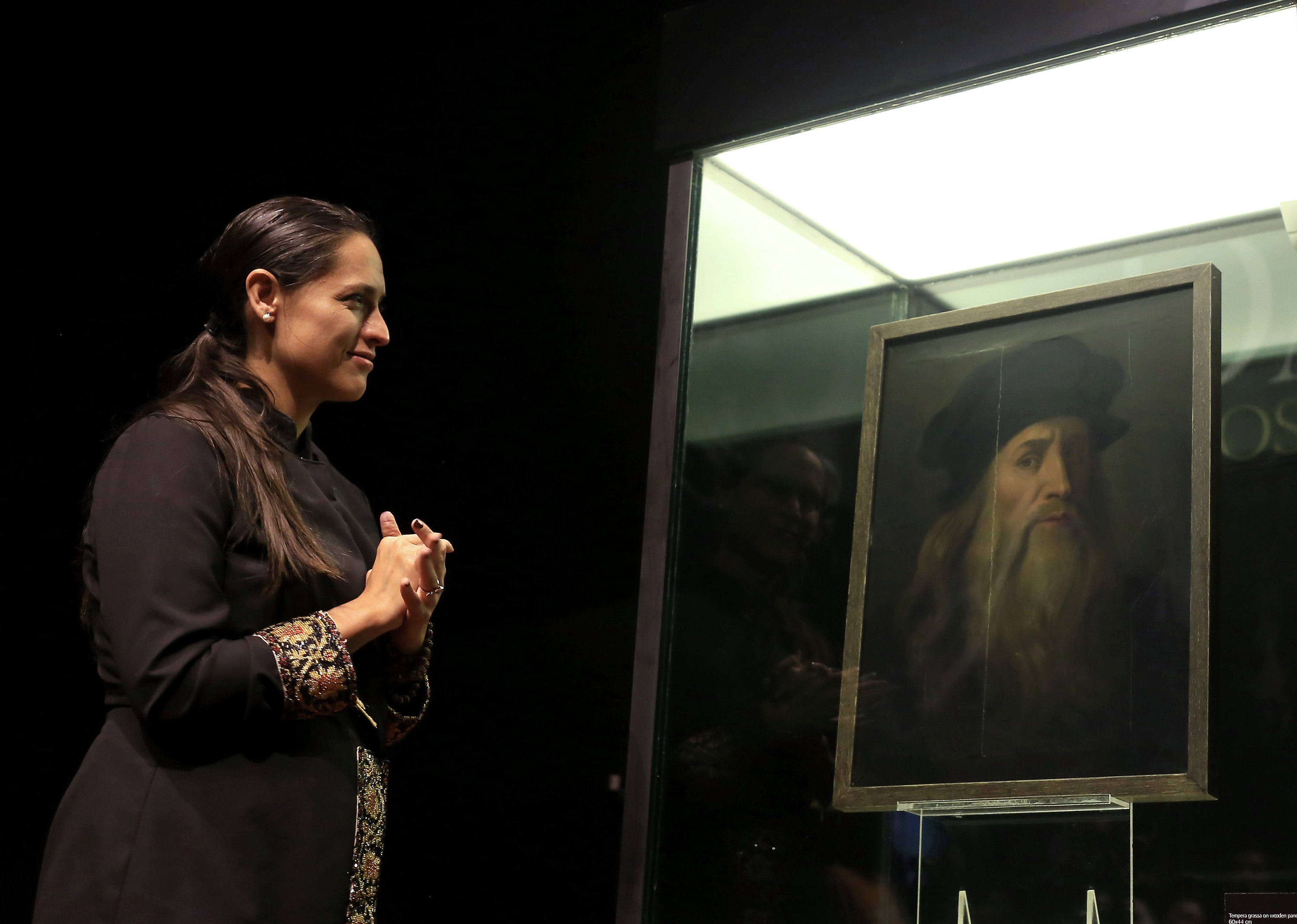  Con autorretrato ‘Tavola Lucana’ se abre exposición de Da Vinci en México