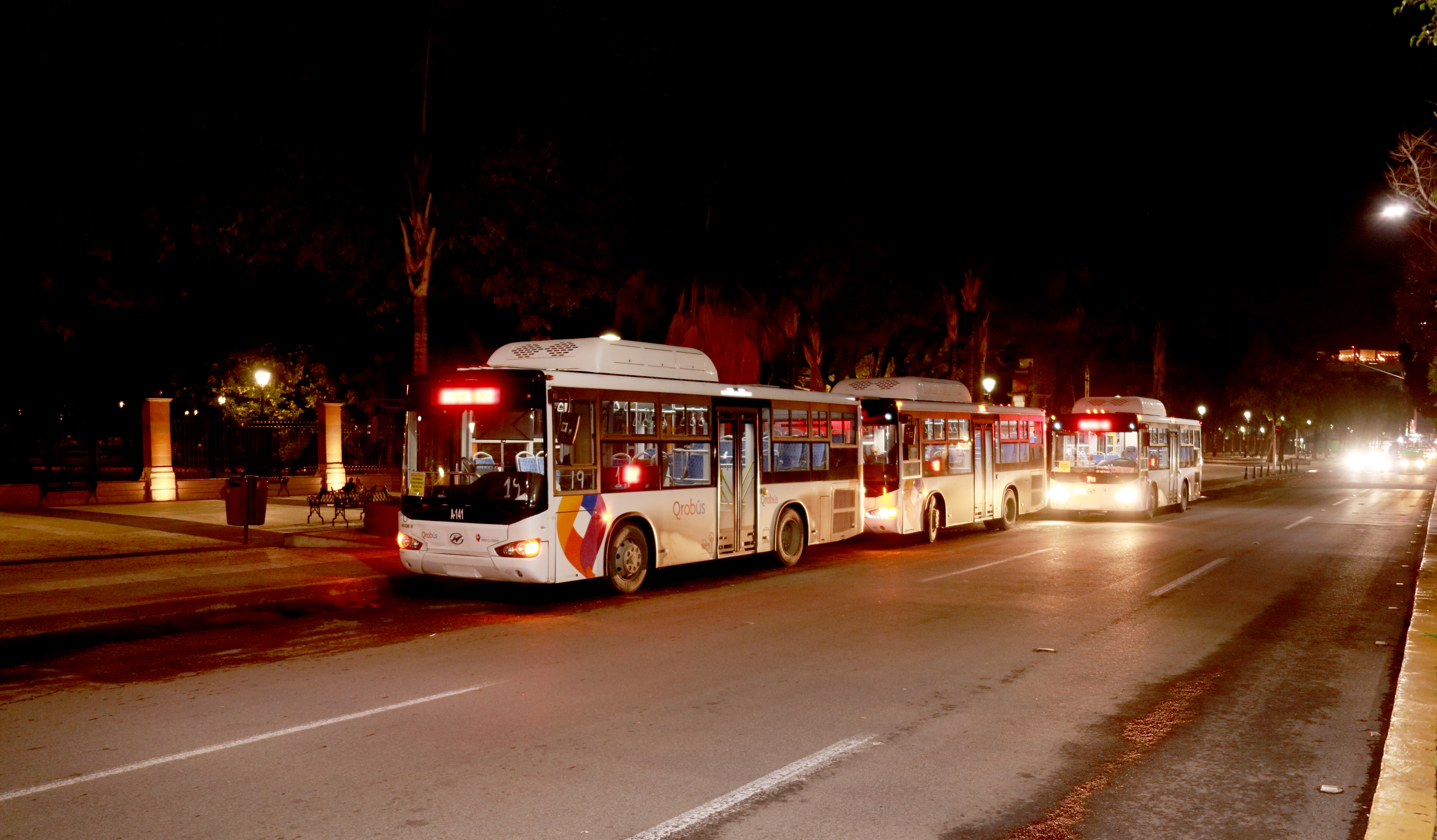  Iniciarán este jueves pruebas piloto nocturnas de Qrobús