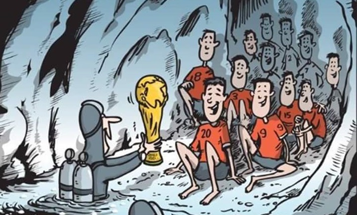  Tras su rescate, FIFA invita a niños tailandeses a la final de Rusia 2018