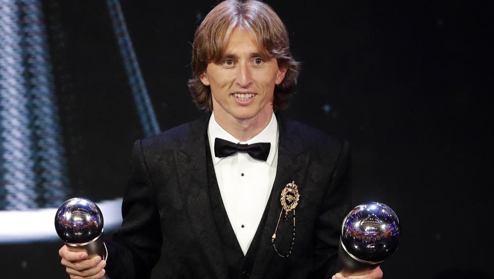  El croata Luka Modric gana Premio The Best al mejor jugador del mundo