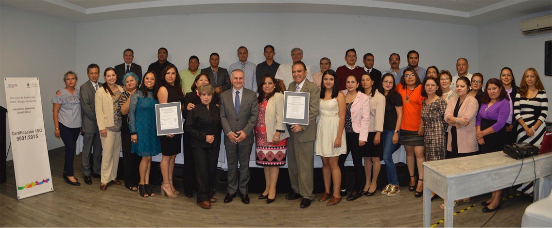  Laboratorio Estatal de Salud Pública de Querétaro recibe certificación ISO 9001:2015