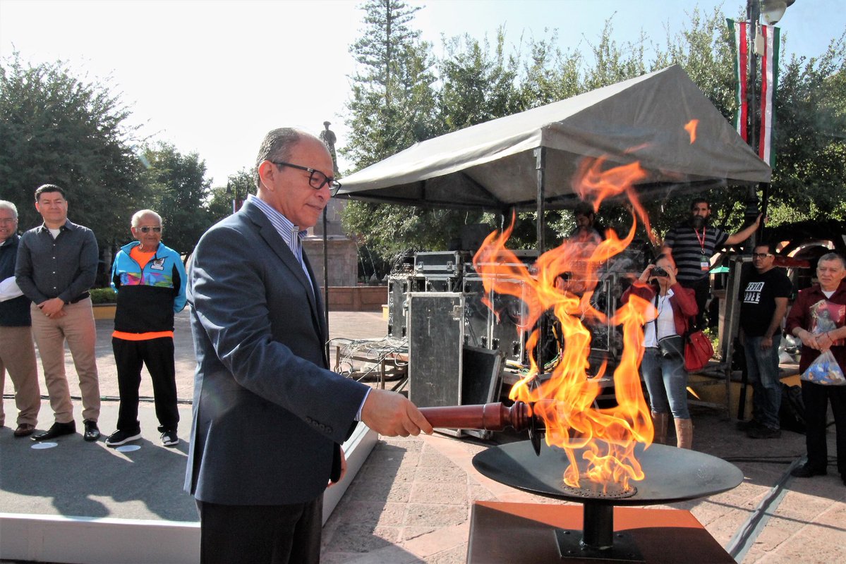  Fuego de la libertad inicia recorrido hacia Dolores Hidalgo, Guanajuato