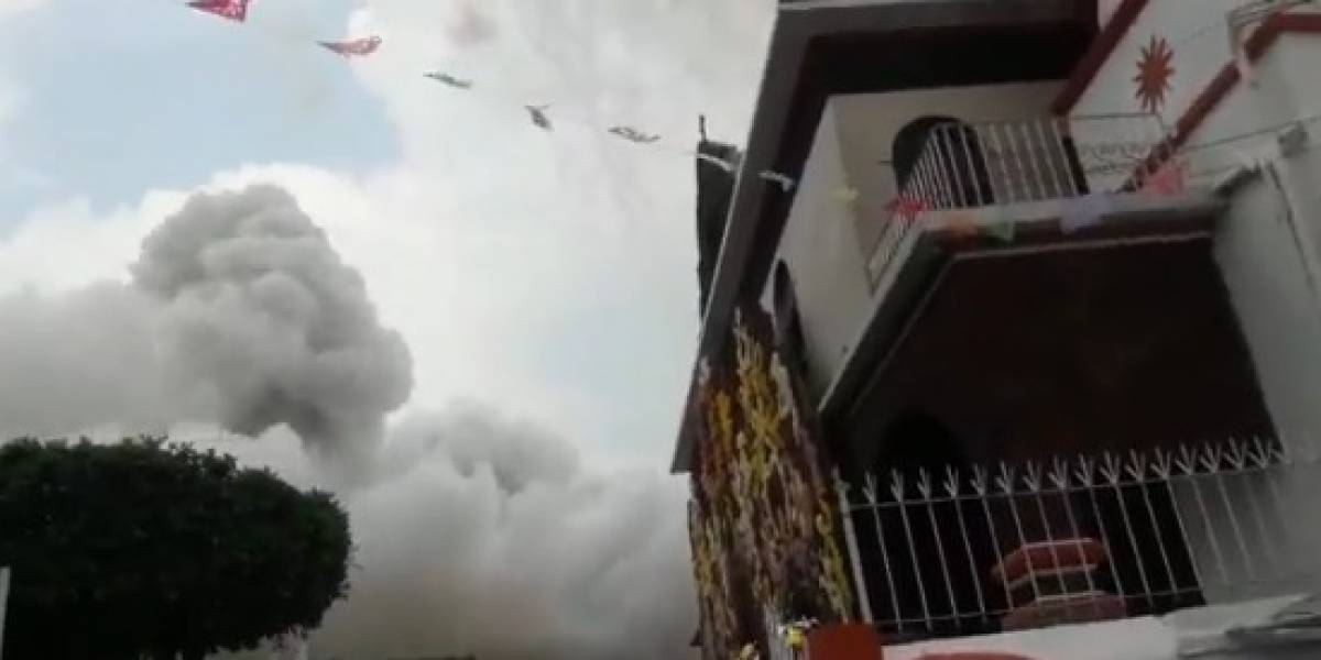  Explosión de pirotecnia en Coyoacán deja cuatro personas lesionadas