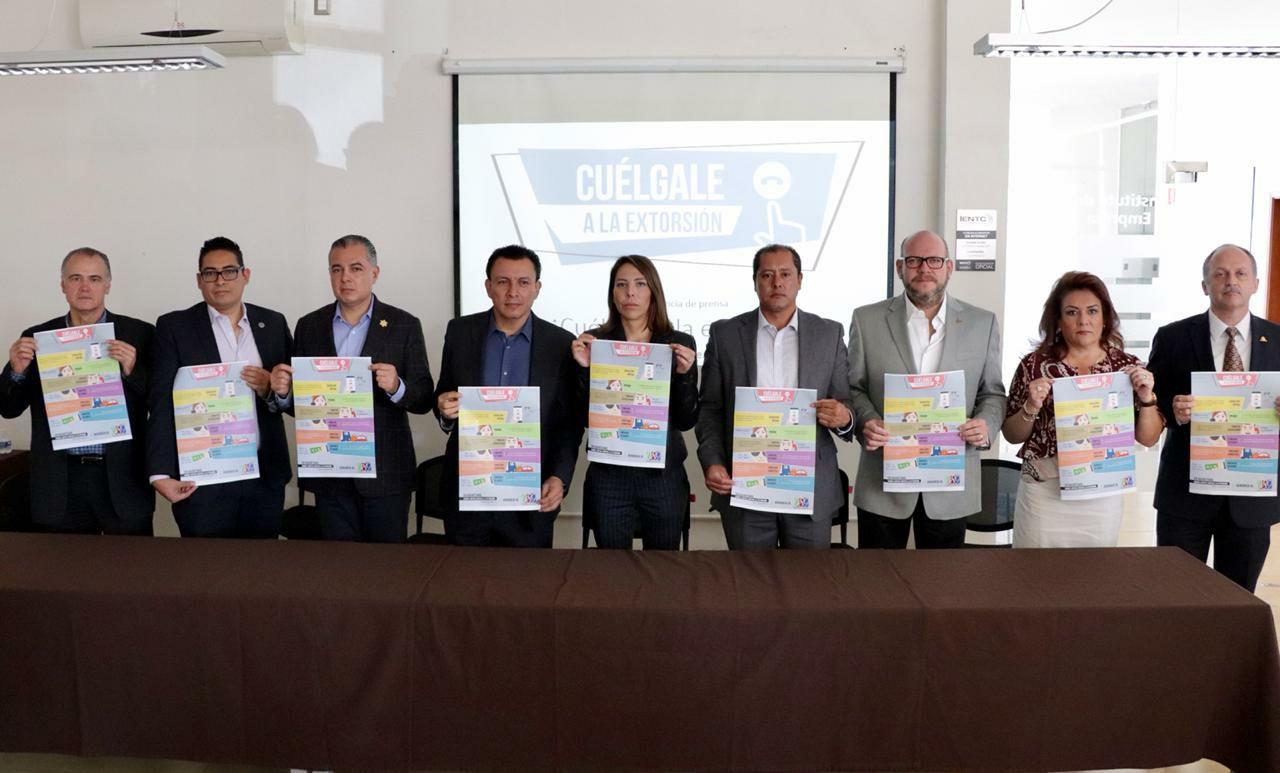  Coparmex presenta campaña “Cuélgale a la extorsión”