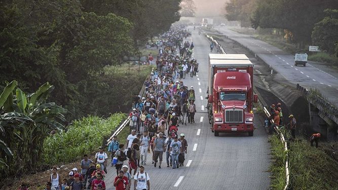  Caravana migrante desestima plan de regularización de Peña Nieto