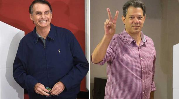  Bolsonaro y Haddad van a segunda vuelta en Brasil