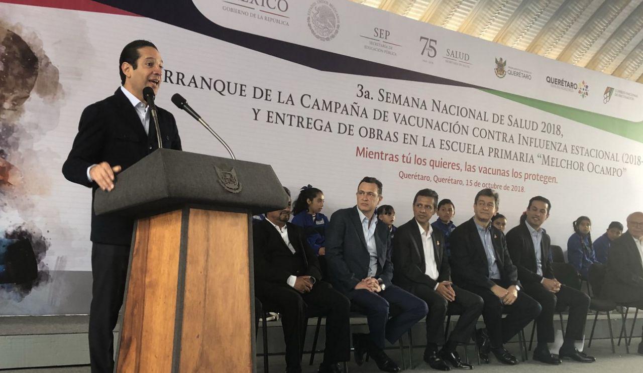  Arranca tercera Semana Nacional de Salud 2018; aplicarán cerca de 218 mil vacunas en Querétaro