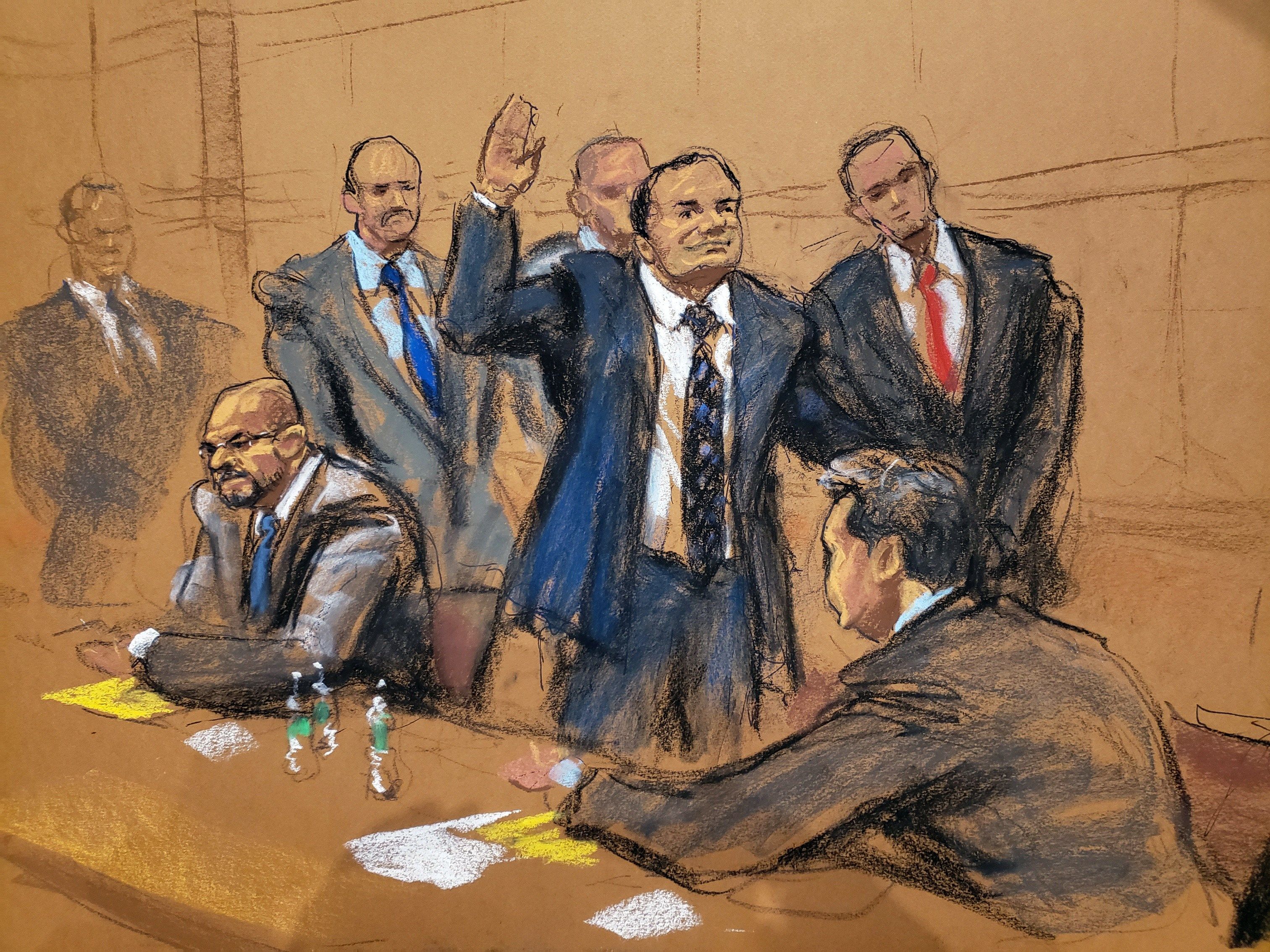  Declaran culpable al “Chapo”; la defensa pide anular juicio