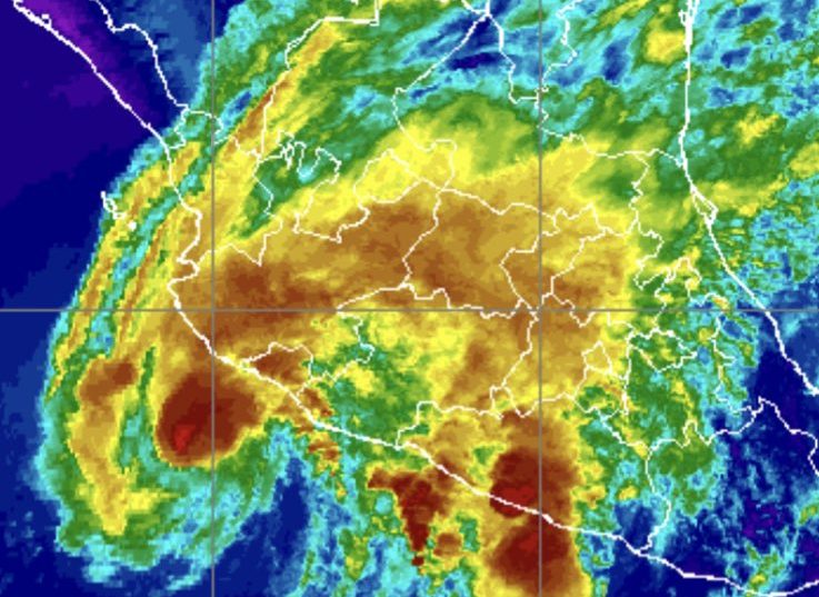  Tormenta Xavier genera lluvias en gran parte del país