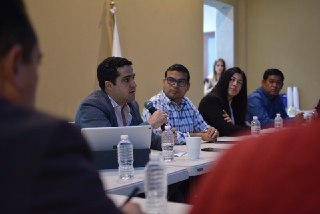  Presidente del PAN en Querétaro se reúne con los directivos municipales