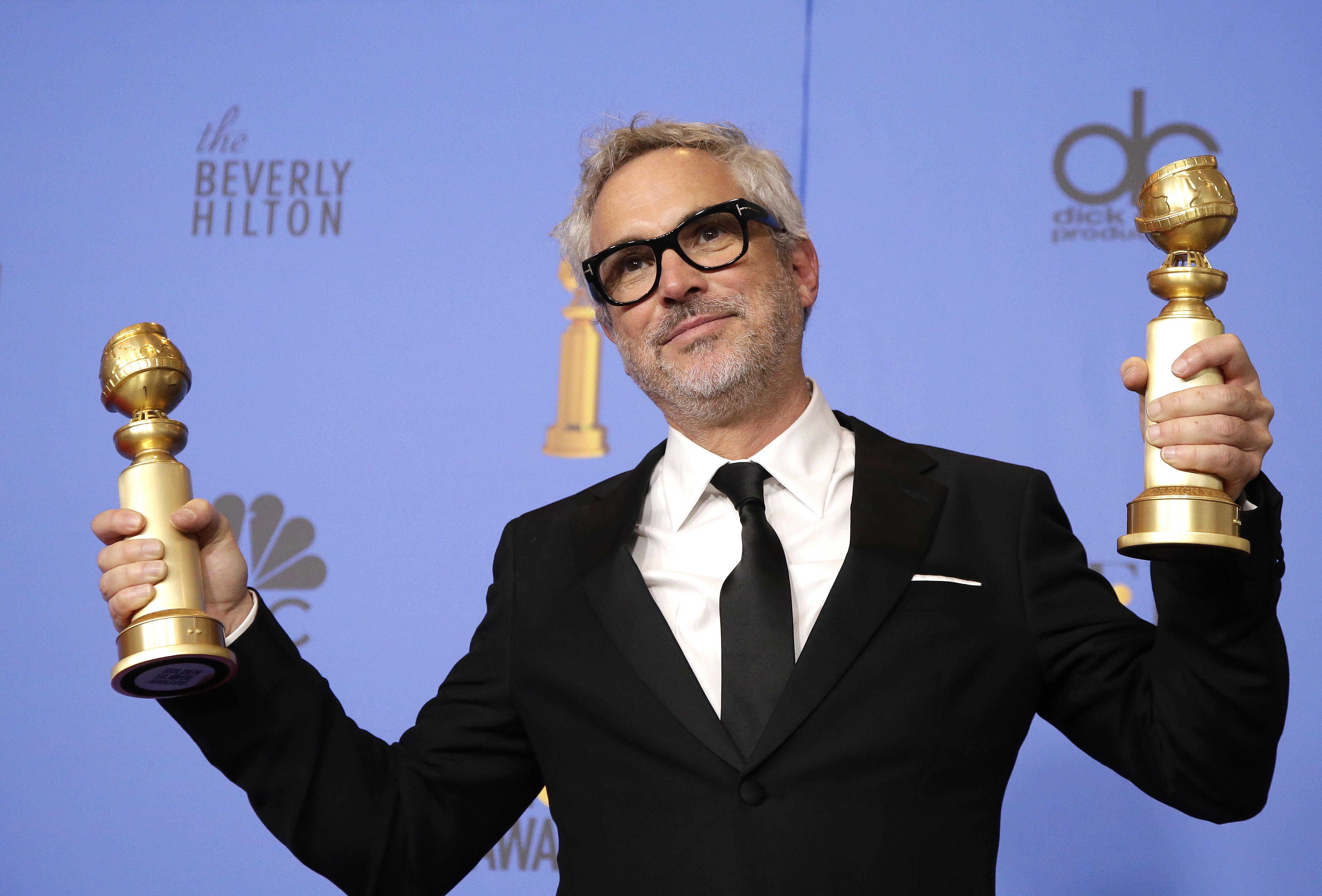  Roma gana premio a mejor película extranjera y Cuarón gana trofeo a mejor director