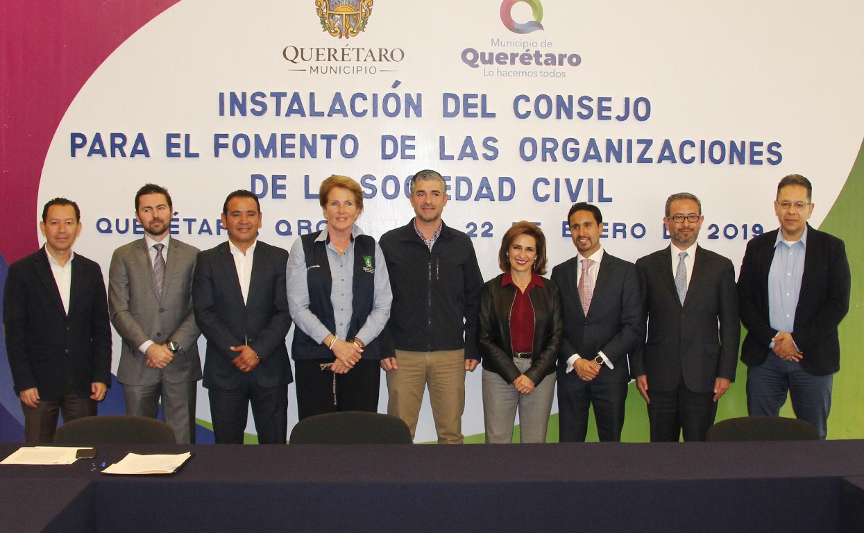  Municipio de Querétaro instala Consejo para el Fomento de las Organizaciones de la Sociedad Civil