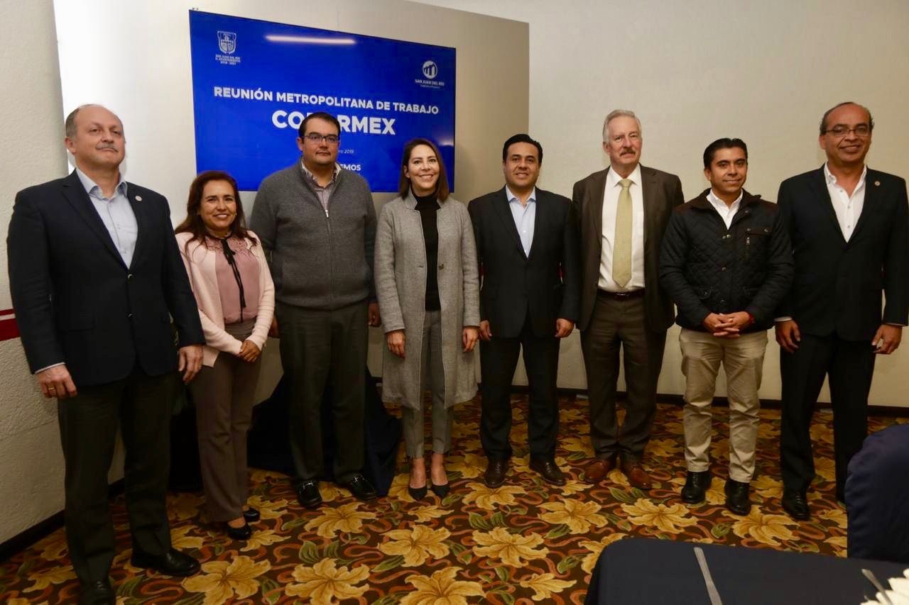  Presidenta de Coparmex Querétaro se reúne con alcaldes de zonas metropolitanas