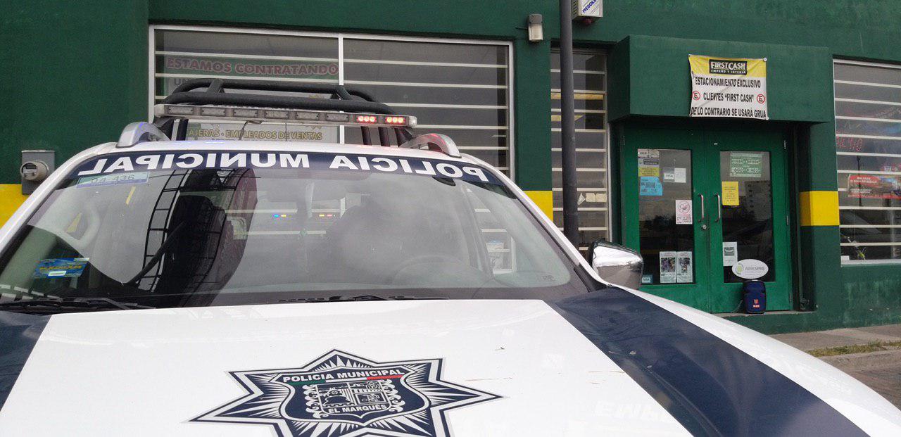  Policías de El Marqués aseguran doce envoltorios de metanfetamina