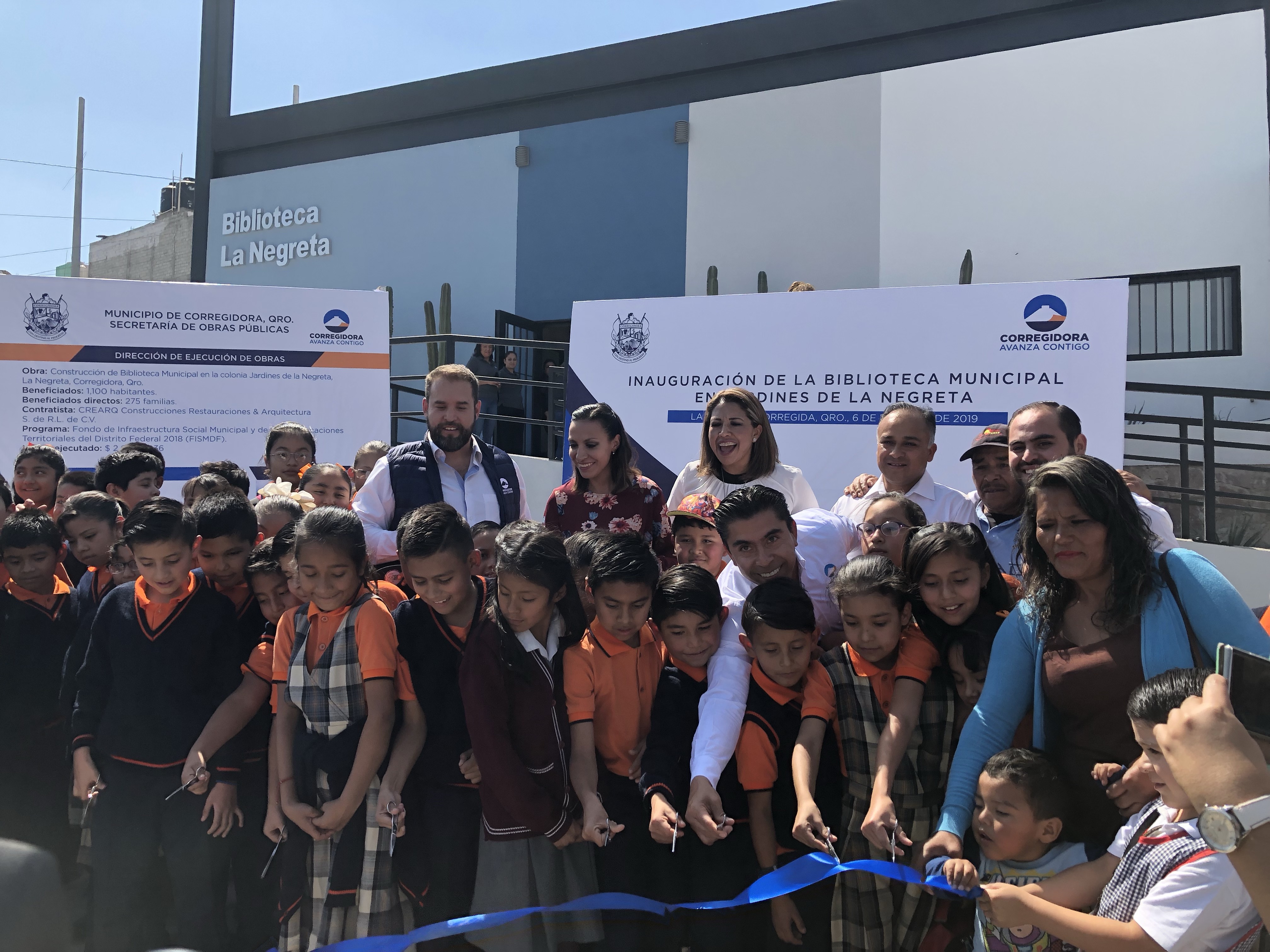  Con inversión de 2.6 mdp, inaugura Roberto Sosa biblioteca en La Negreta
