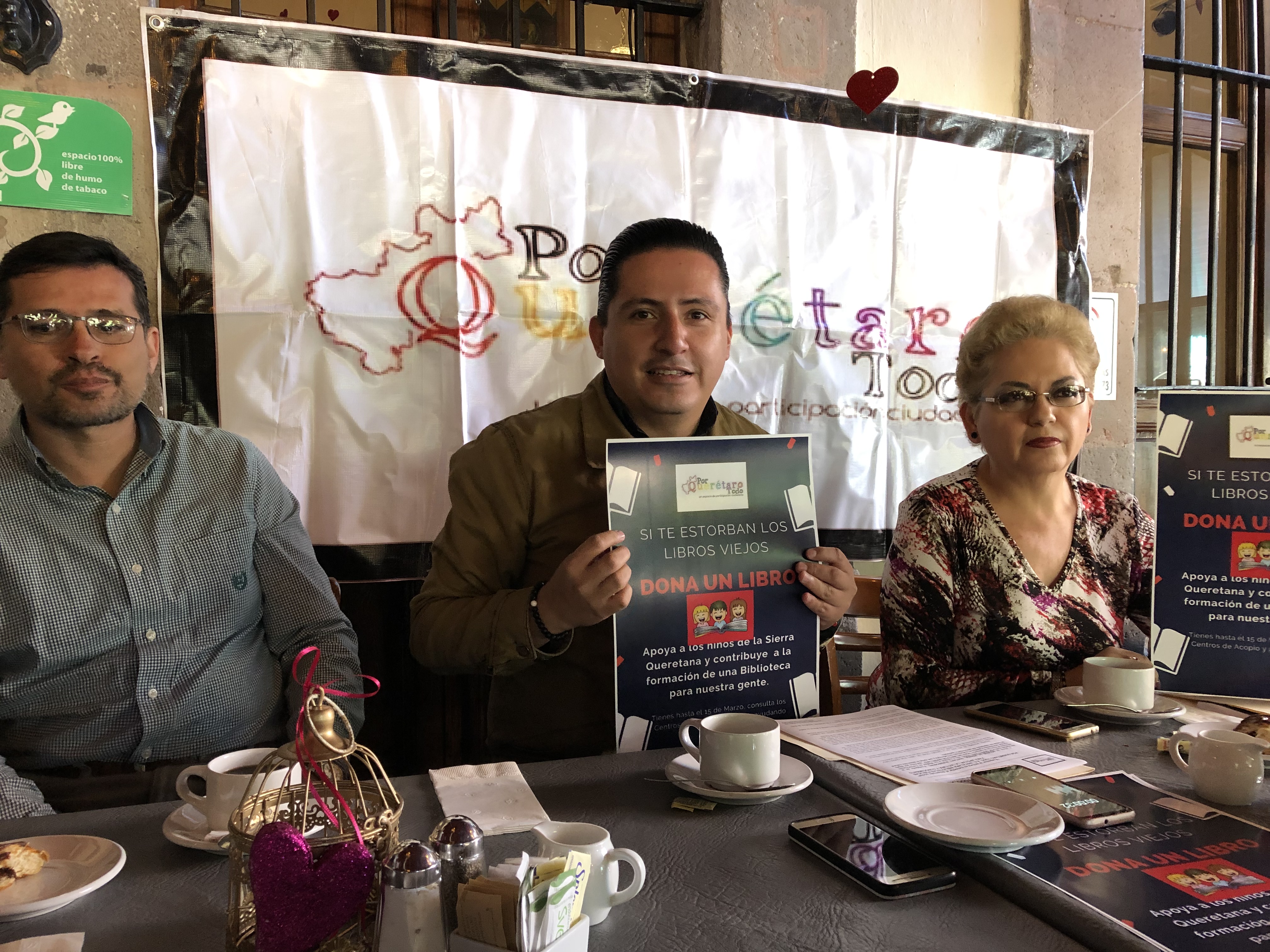  Lanzan campaña para construir biblioteca pública en Cadereyta de Montes