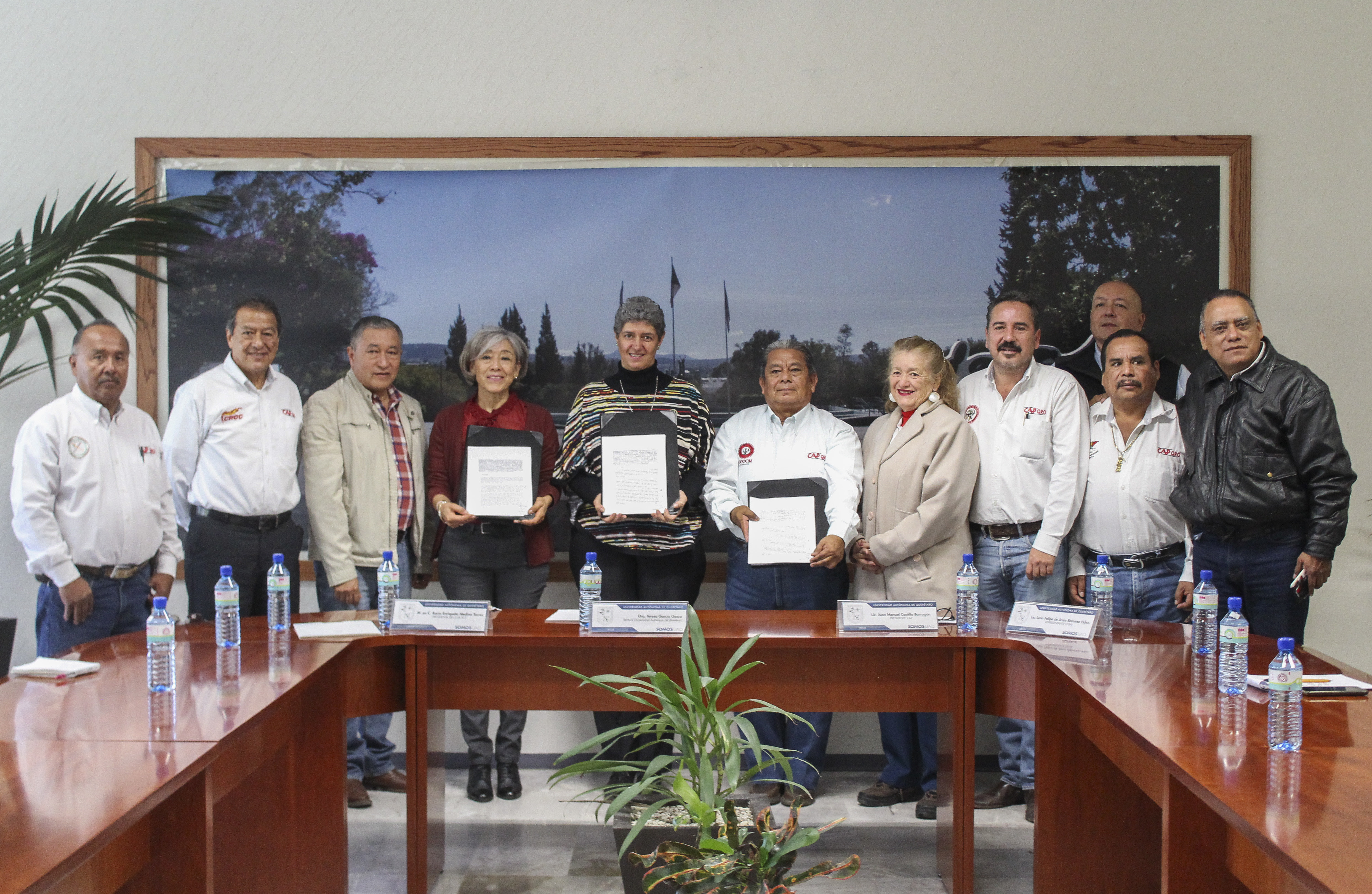  UAQ firma convenio con el CEIR y con el Consejo Agrario Permanente