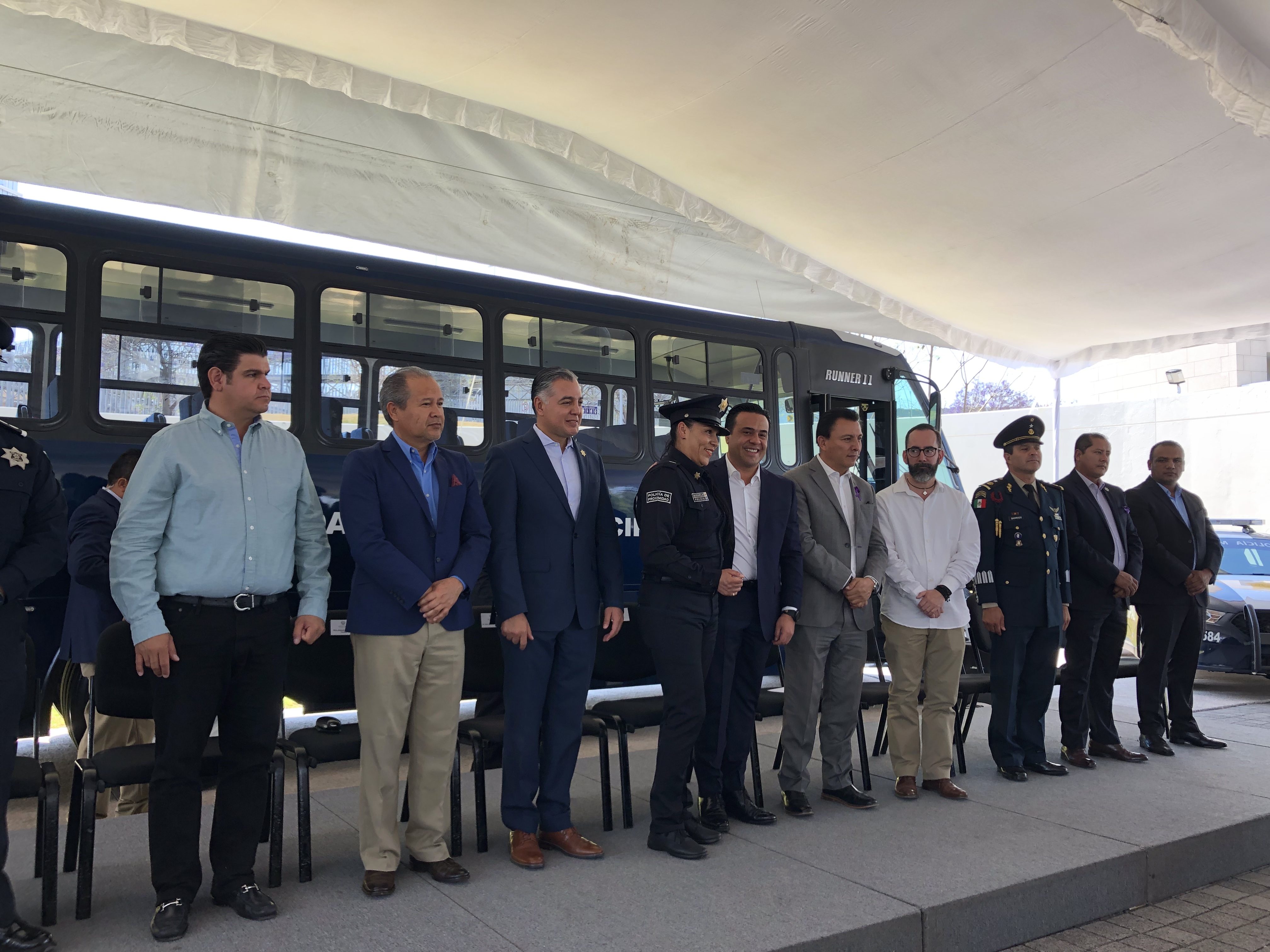  Entrega municipio de Querétaro equipo para fortalecer la seguridad capitalina