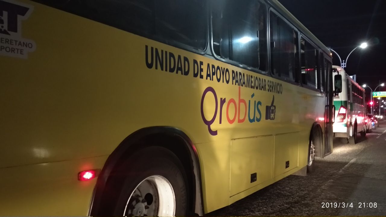  Accidente de unidad de Qrobús deja a 24 pasajeros heridos
