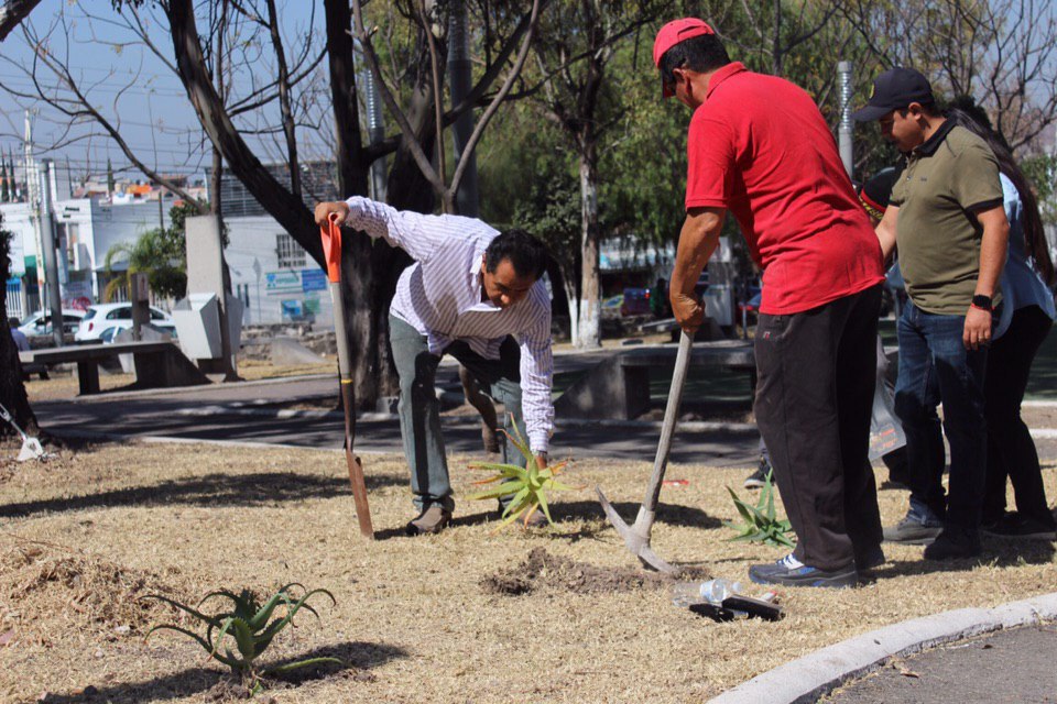  Dan mantenimiento al Parque Candiles como parte del programa Alcalde en tu Calle