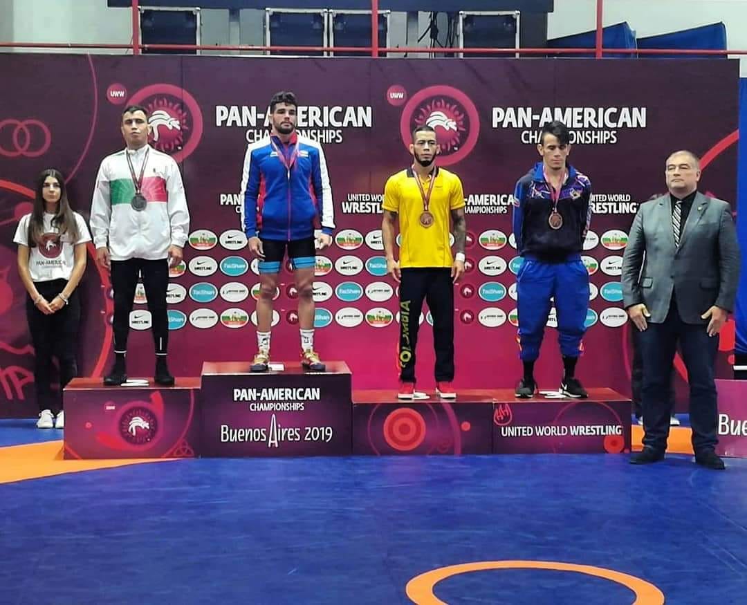  Se cuelga la plata el queretano Samuel Gurría en Campeonato Panamericano de lucha