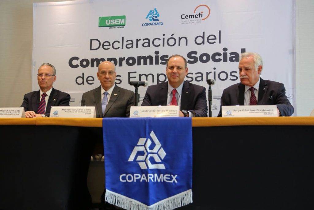  Disminuye percepción de corrupción entre empresarios mexicanos, de acuerdo con Coparmex
