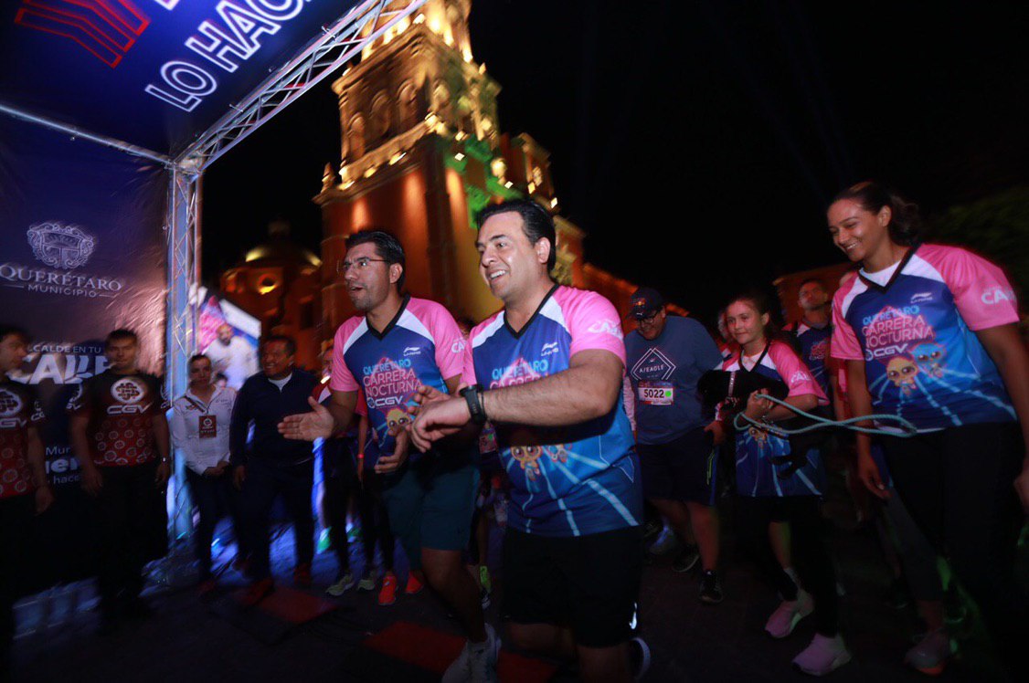  Con más de 5 mil participantes, concluye la novena Carrera Nocturna de Querétaro