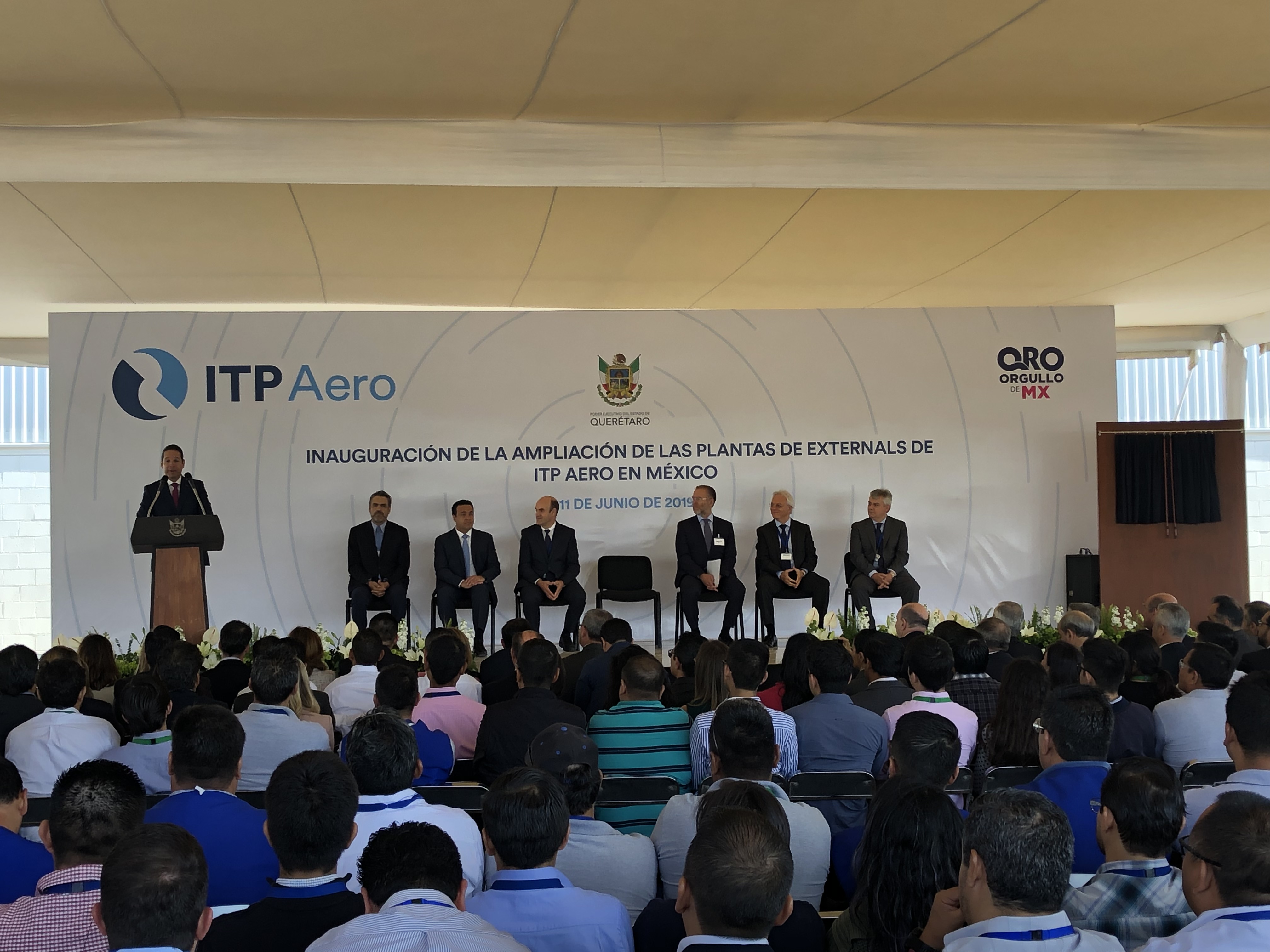  Suma Querétaro mil 100 nuevos empleos con ampliación de ITP Aero