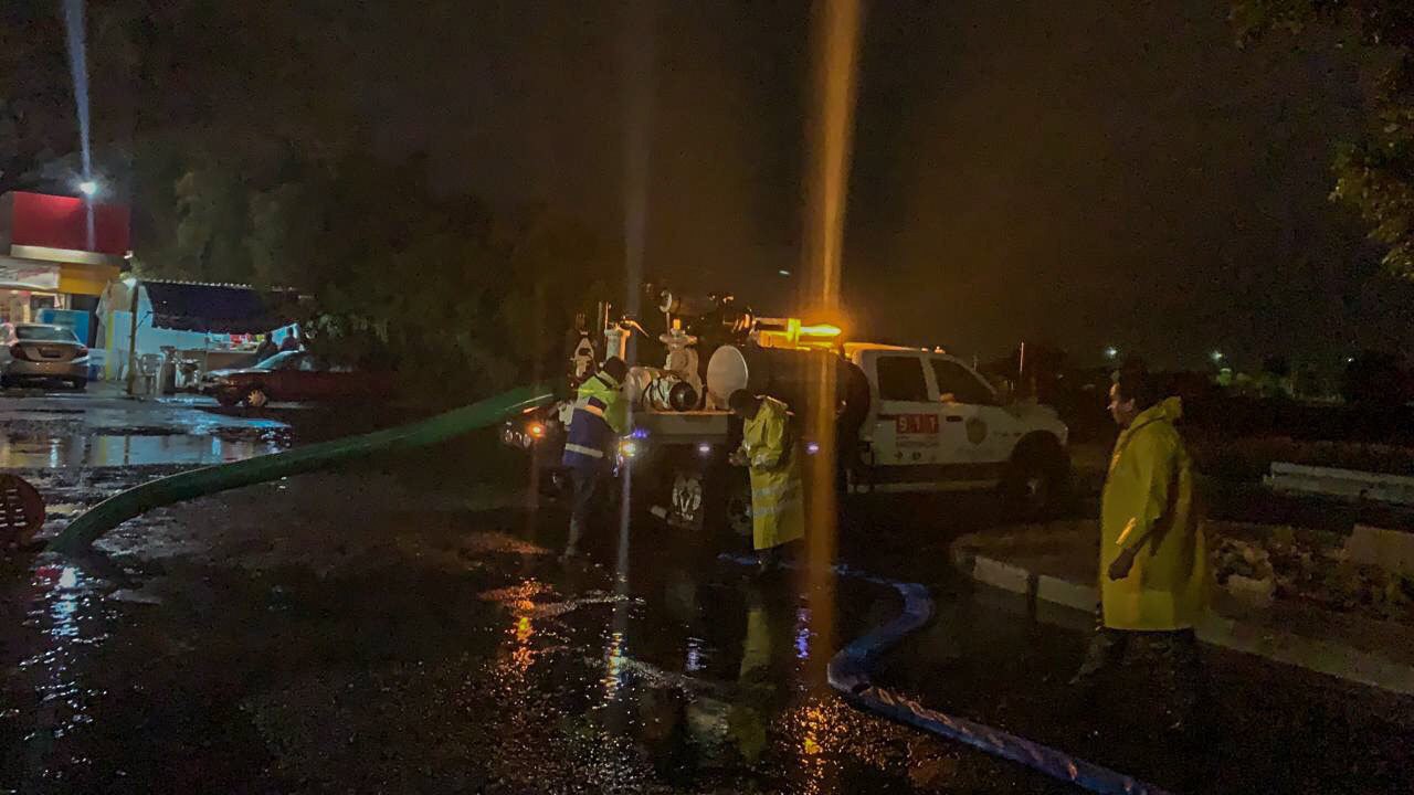  Lluvia provoca daños menores en diversos puntos de la capital