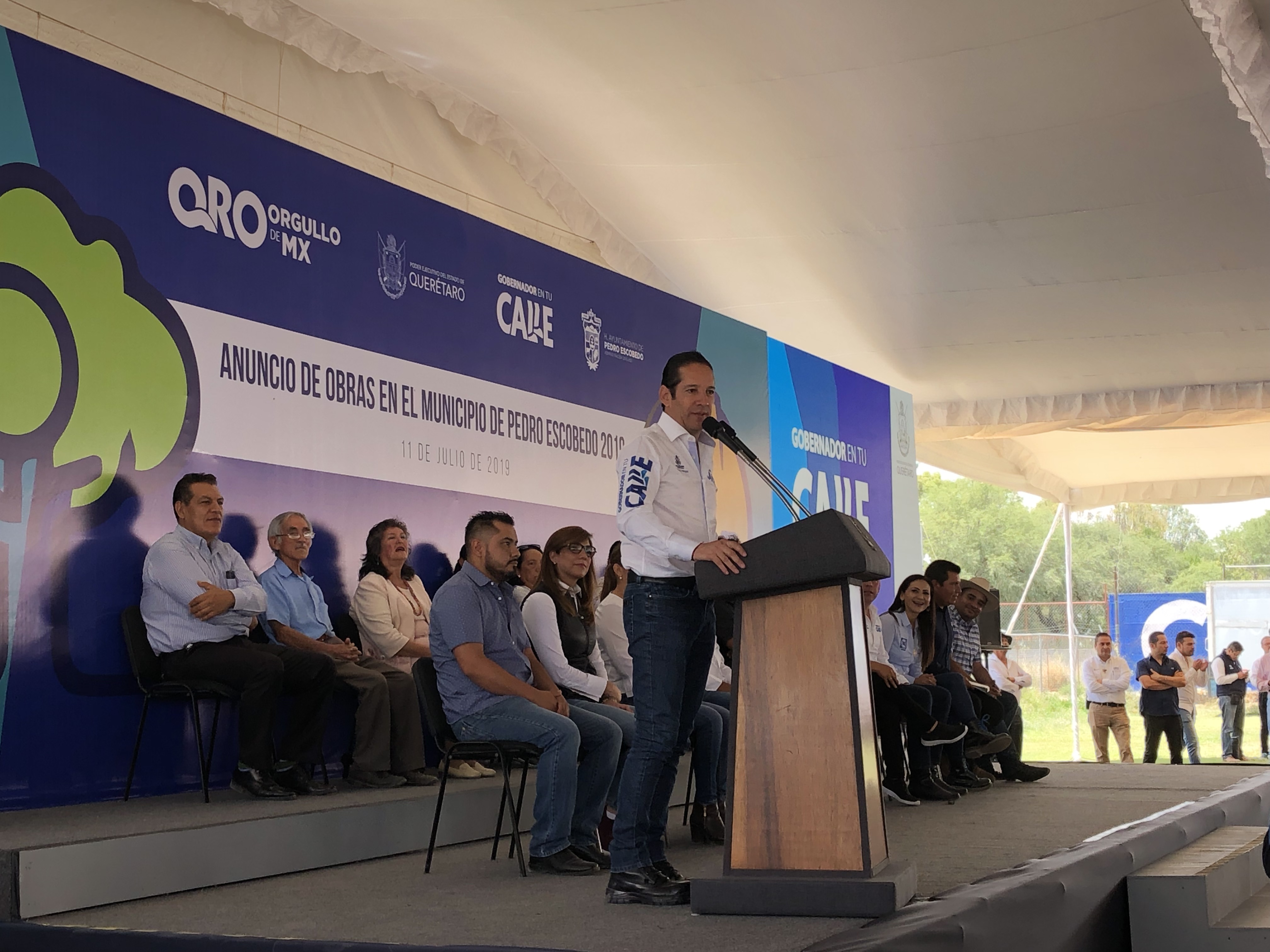 Anuncia Pancho Domínguez cerca de 80 millones para obras sociales y educativas