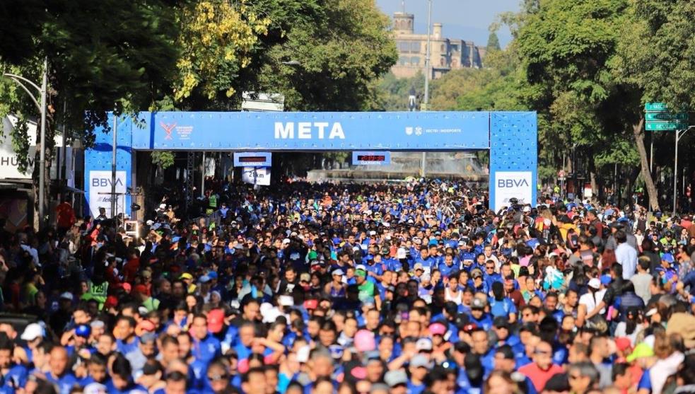  Corredor fallece de un infarto en el Medio Maratón de la Ciudad de México