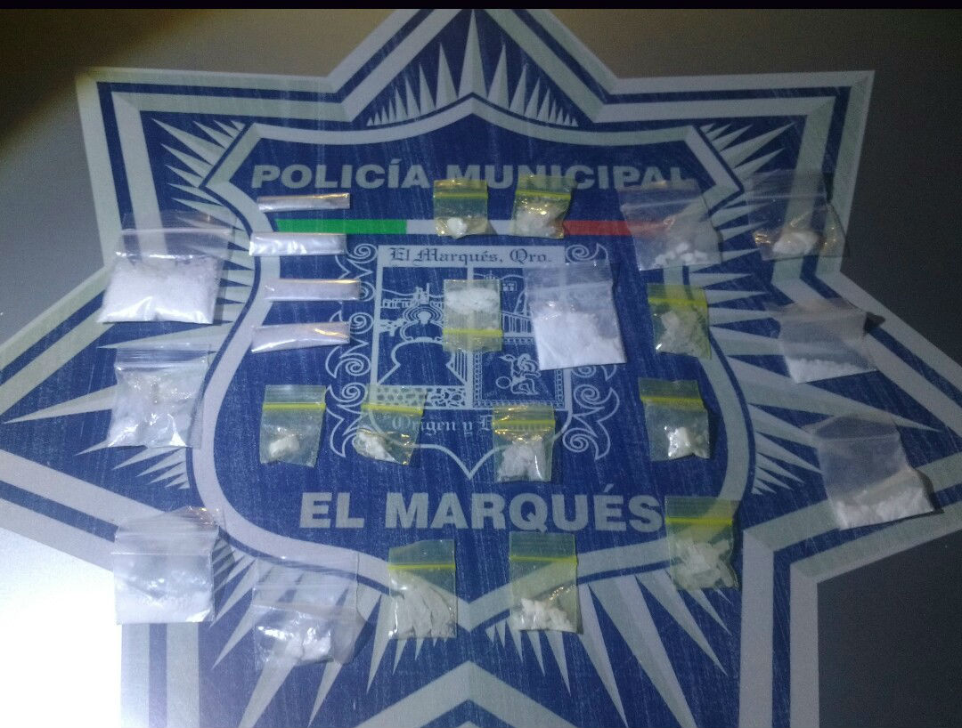  Más de 300 dosis de narcóticos retira El Marqués gracias a programa 10×100