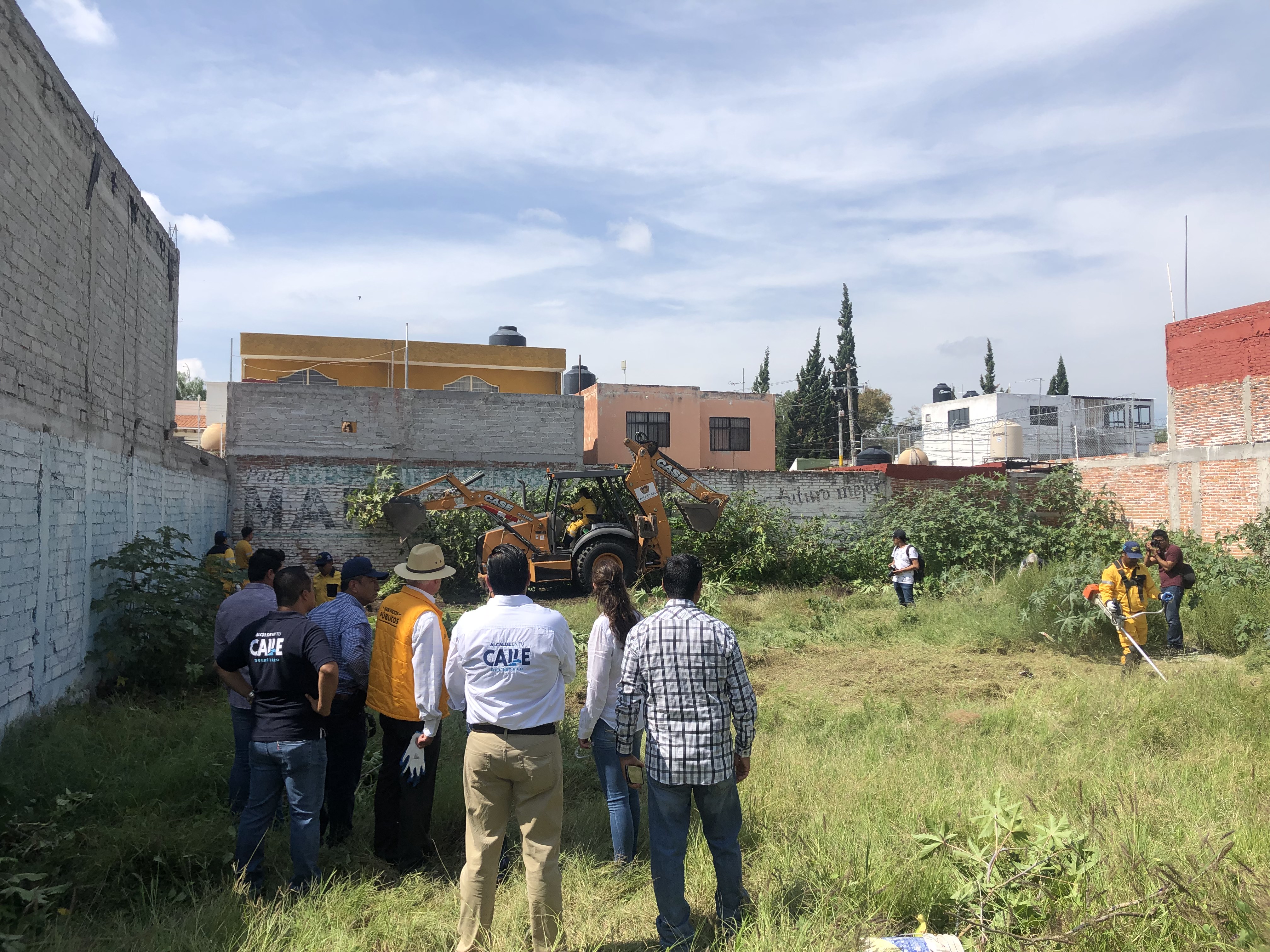  Municipio de Querétaro limpiará mil 500 terrenos baldíos