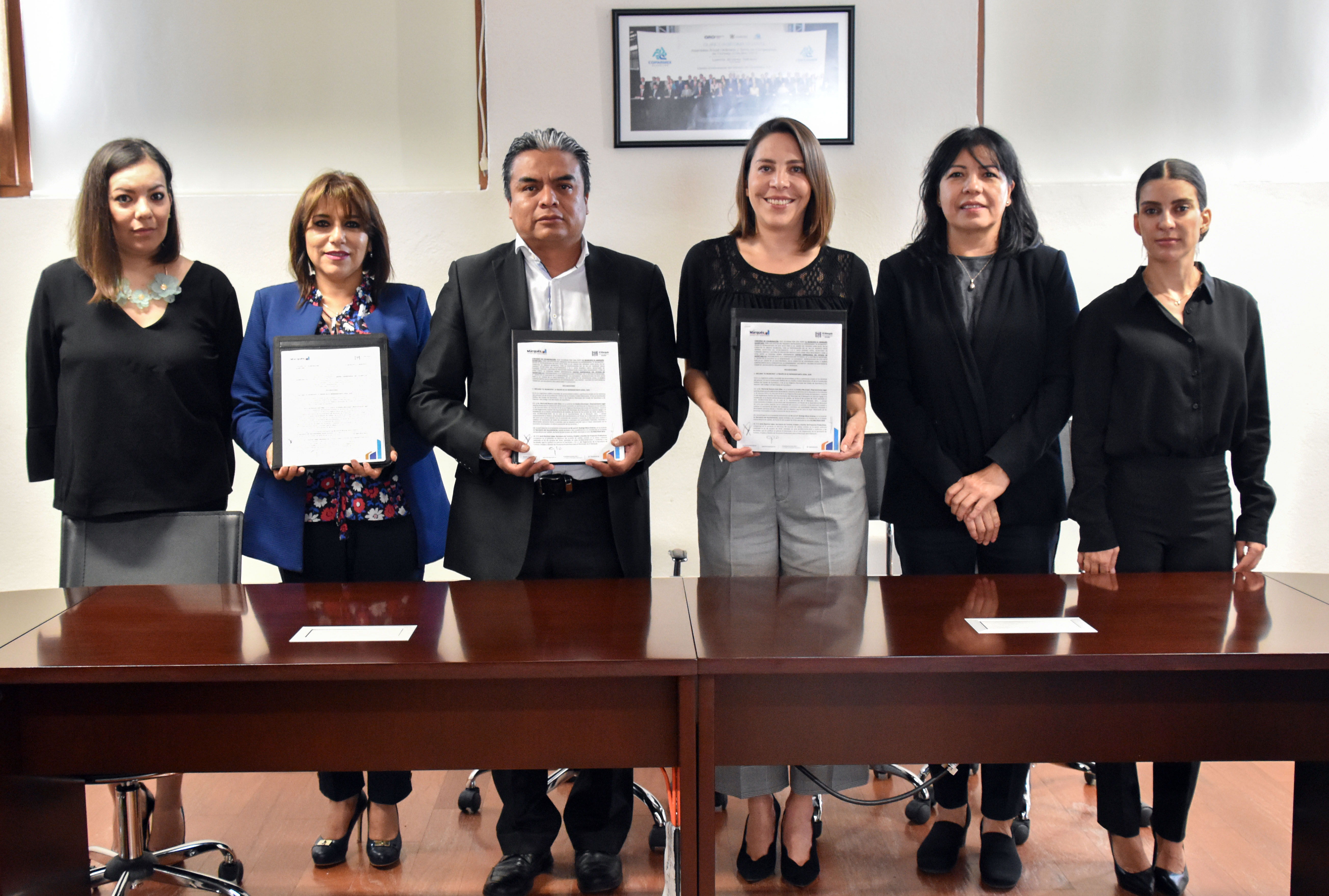  Firman El Marqués y Coparmex convenio para fortalecer a emprendedores y Mipymes