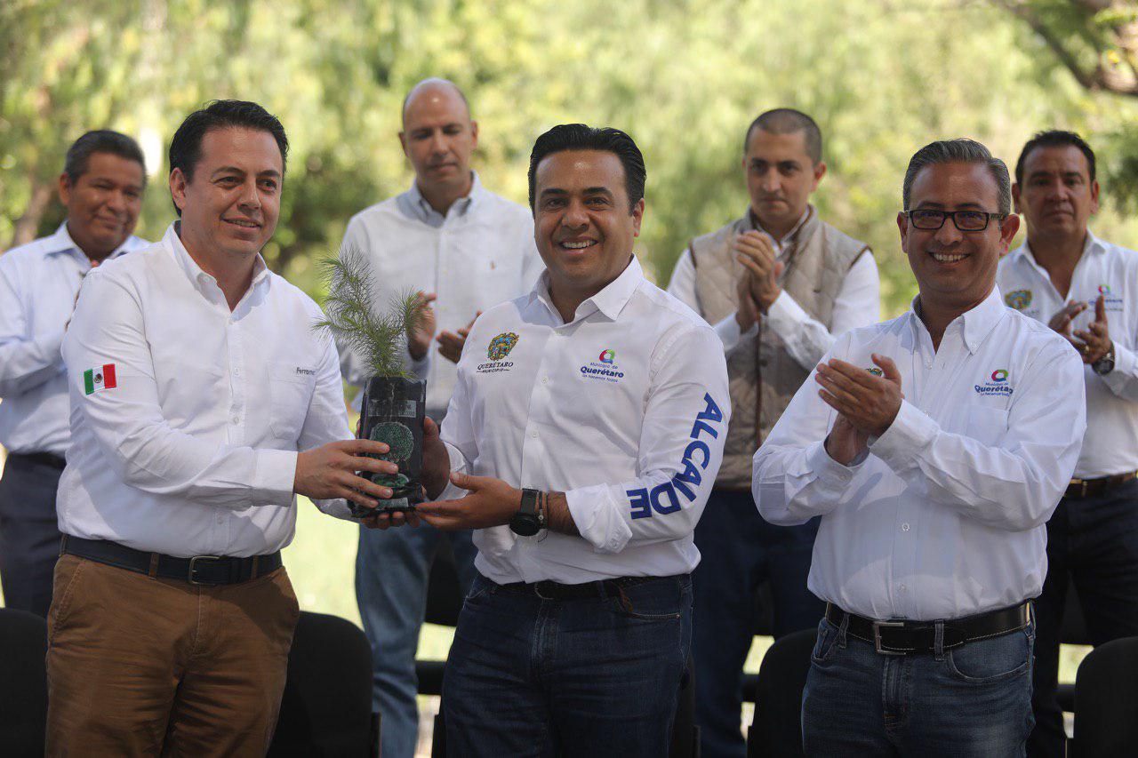  Dona “Fundación Grupo México” 175 mil plantas y árboles a “Respira Querétaro”