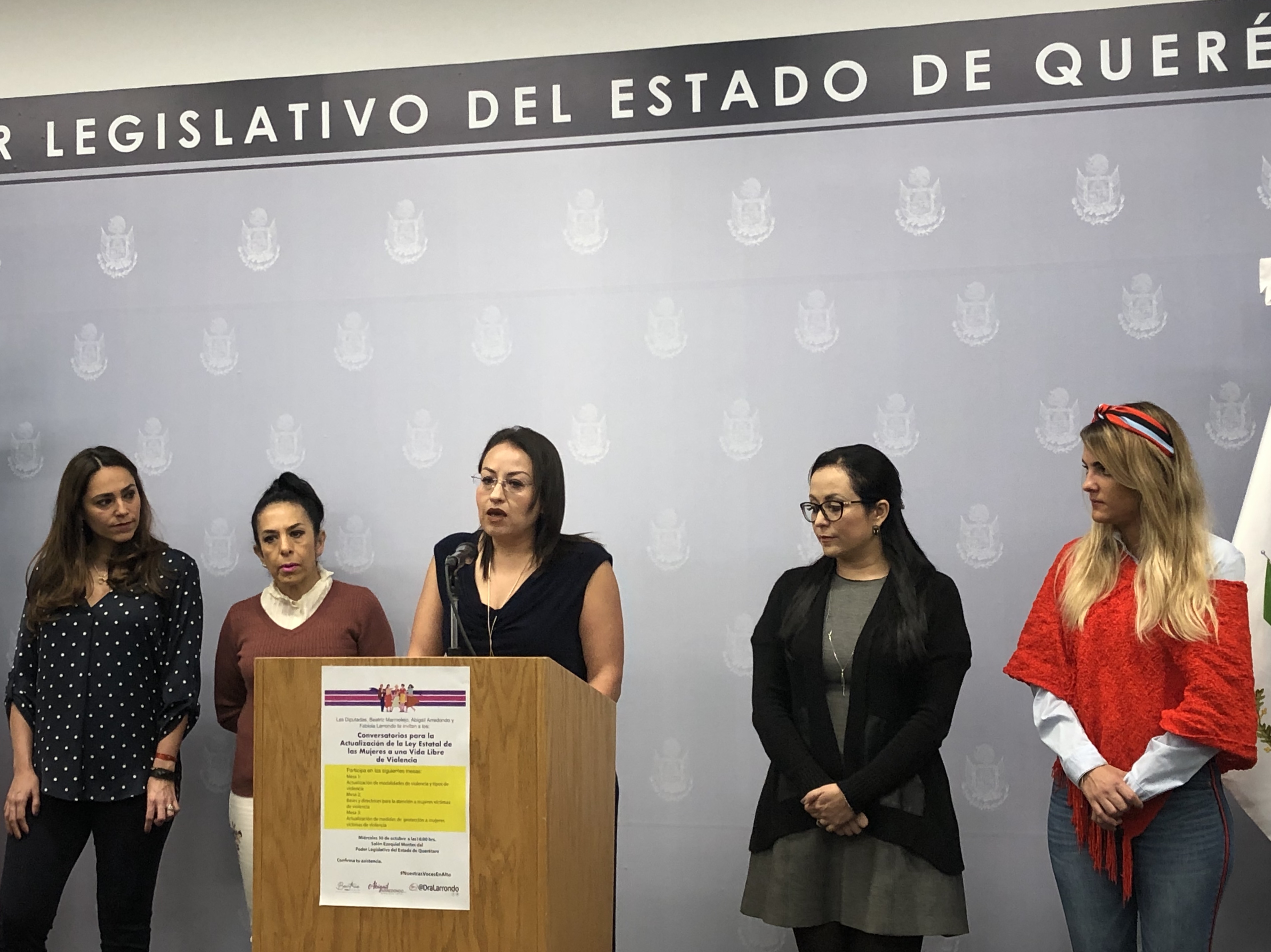  Diputadas invitan al conversatorio Mujeres a una Vida Libre de Violencia